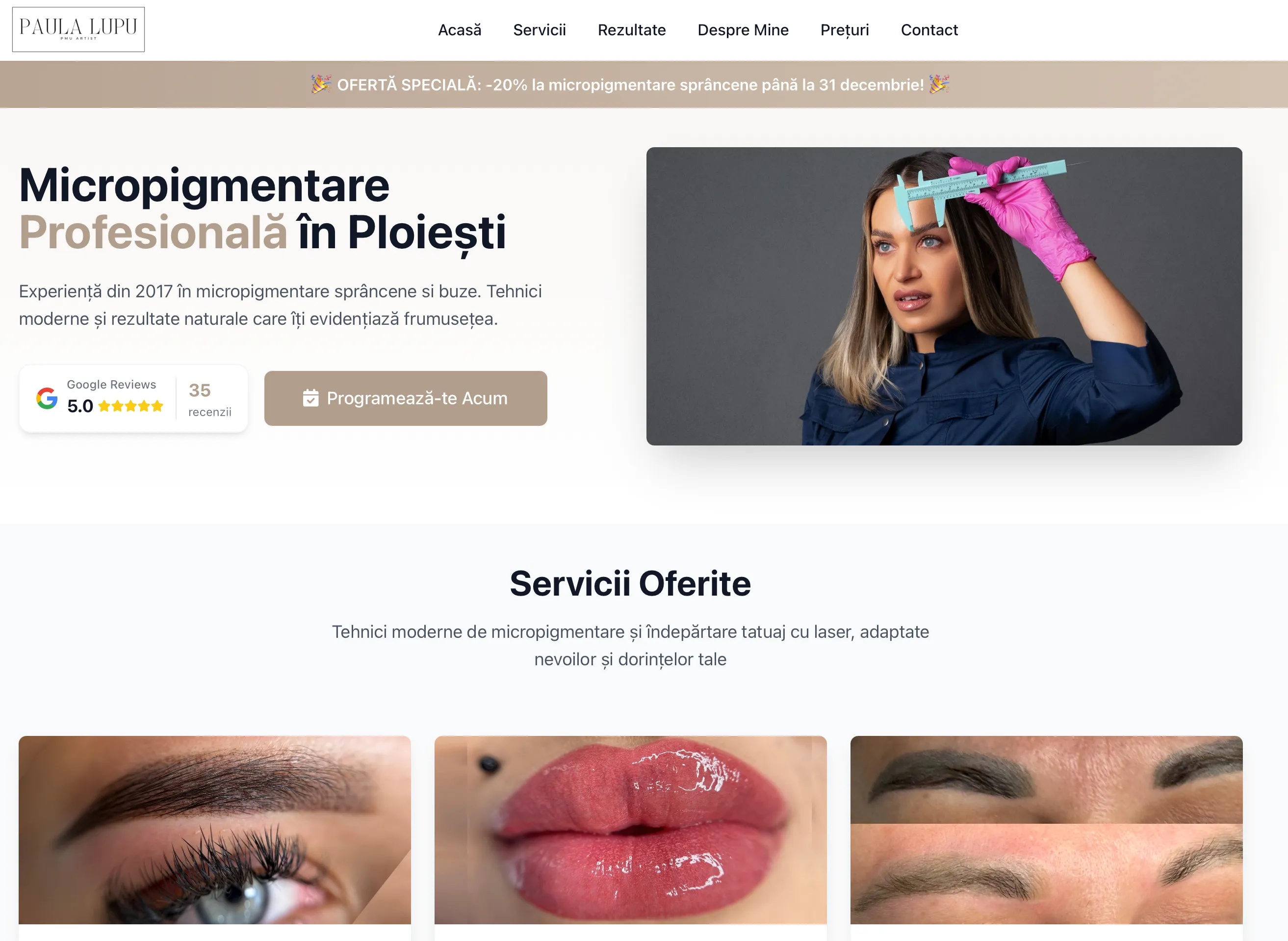Micropigmentare Sprancene Ploiești